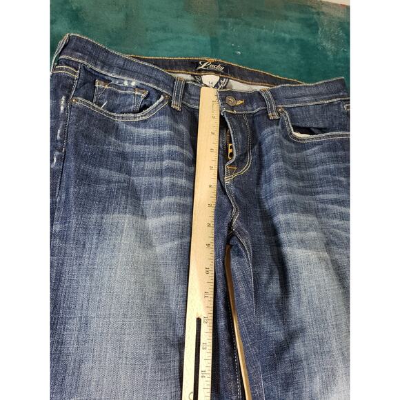 Lucky Brand Jeans Size 14 Womens Blue Stretch Pants Mid Rise Zoe Straight USA - Picture 7 of 13